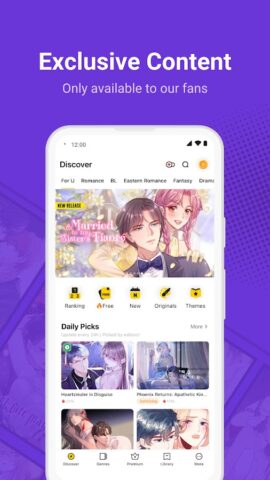 WebComics – Webtoon & Manga لنظام Android