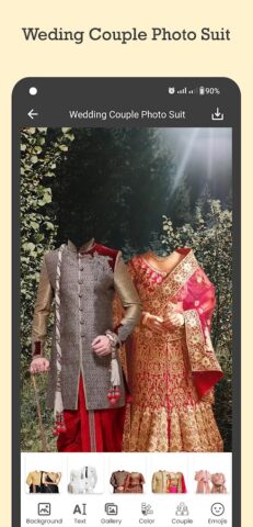 Wedding Couple Photo Suit สำหรับ Android