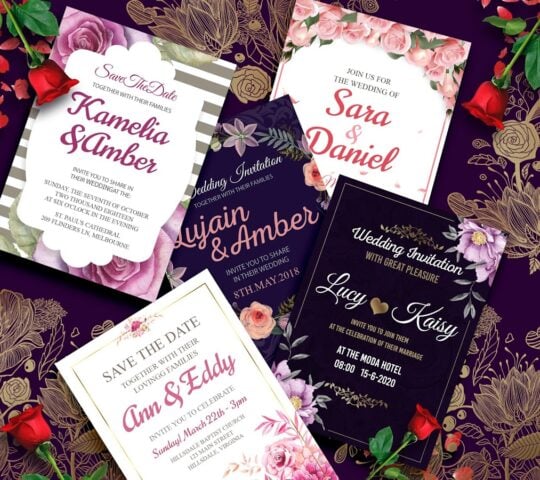 Wedding Invitation Card Maker pour Android