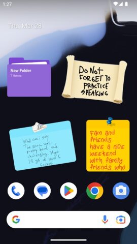 Android 用 WeeNote Notes and Widget