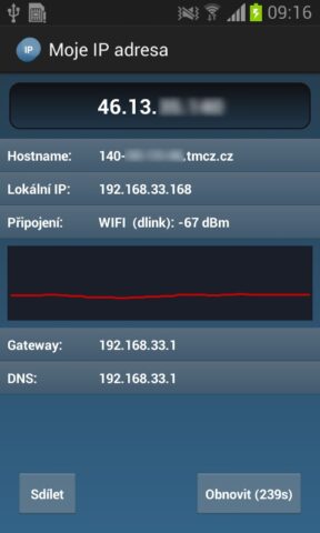 What is my IP address for Android