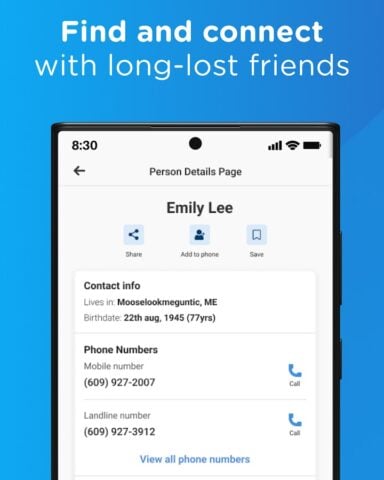 Whitepages – Find People per Android
