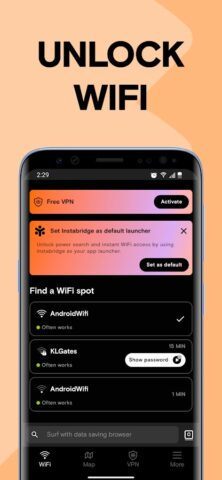 WiFi Passwords Map Instabridge cho Android