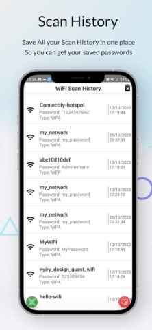 Scanner de senha WiFi Qr Code para Android