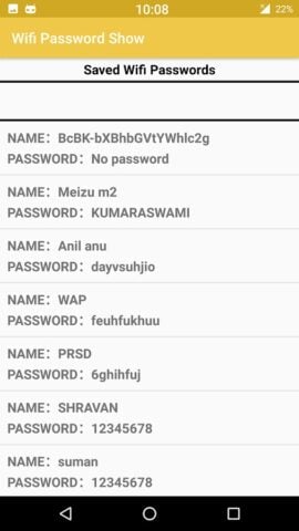 Wifi Password Show para Android