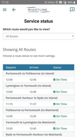 Wightlink Isle of Wight Ferry для Android