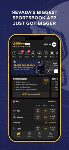 William Hill Nevada per iOS