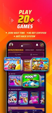 iOS için WinZO: Solitaire & 100+ Games