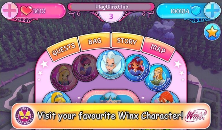 Winx Club: Winx Fairy School per Android