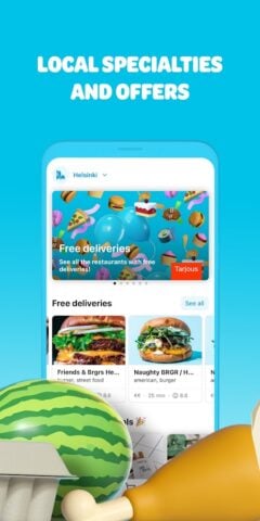 Wolt Delivery: Food and more لنظام Android