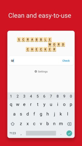 Android 用 Word Checker for SCRABBLE