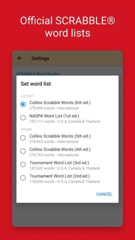 Android용 Word Checker for SCRABBLE