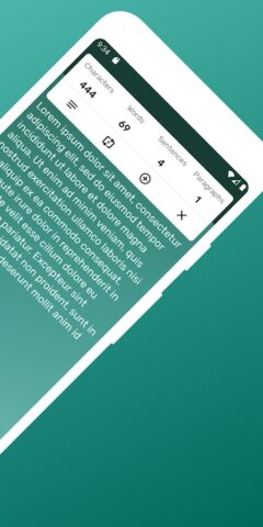 Word Counter – Compter mots, pour Android