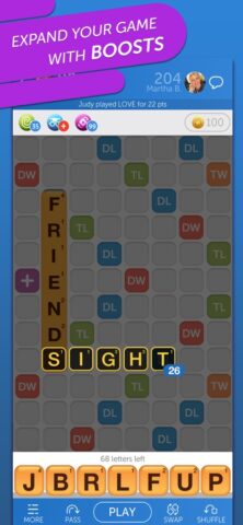 Words With Friends Classic لنظام iOS