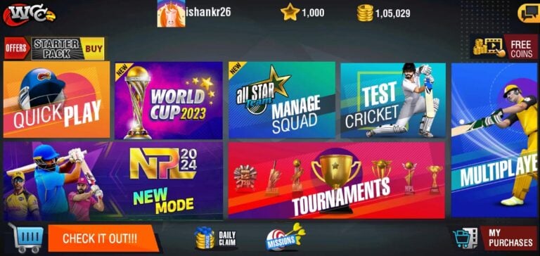 World Cricket Championship 2 pour Android
