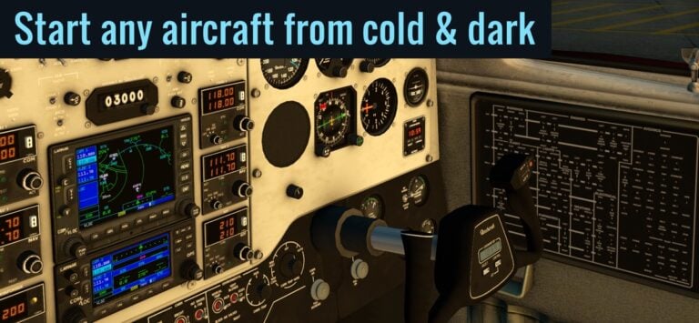 X-Plane Flight Simulator لنظام iOS