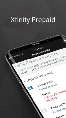 Xfinity Prepaid für Android