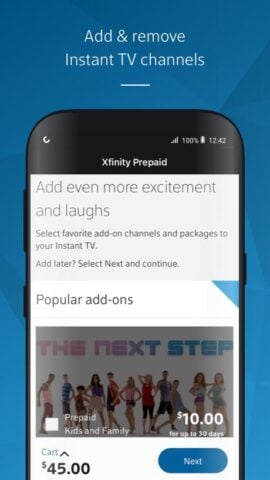 Xfinity Prepaid для Android