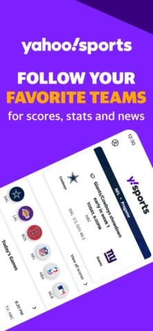 iOS için Yahoo Sports: Scores and News