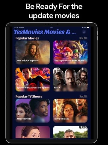 YesMovies Movies & TV Shows для iOS