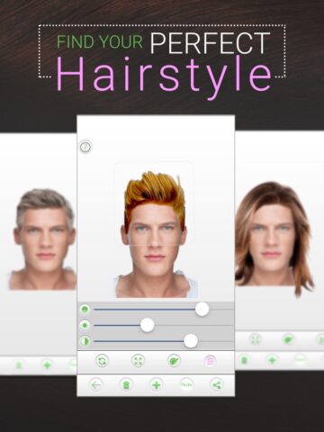 iOS 用 男性のための完璧なヘアスタイル