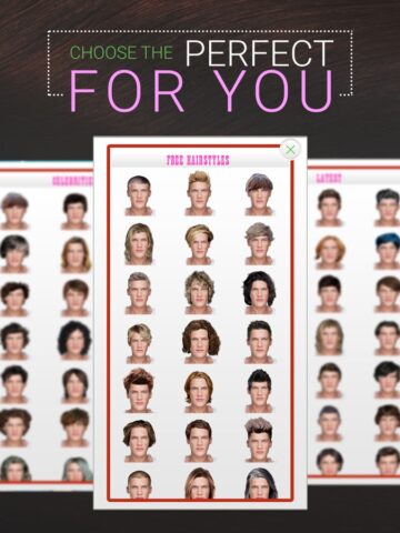 Your Perfect Hairstyle for Men สำหรับ iOS