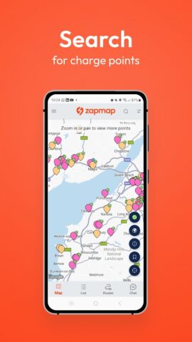 Android용 Zapmap: EV charging points UK