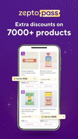 Android 用 Zepto:10-Min Grocery Delivery*