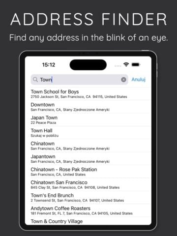 Postcode: The Address Finder สำหรับ iOS