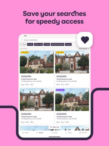 Zoopla property search UK untuk iOS