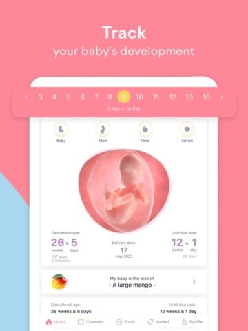 amma: Pregnancy & Baby Tracker لنظام iOS