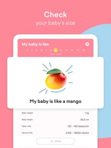 Suivi de Grossesse et Bébé pour iOS