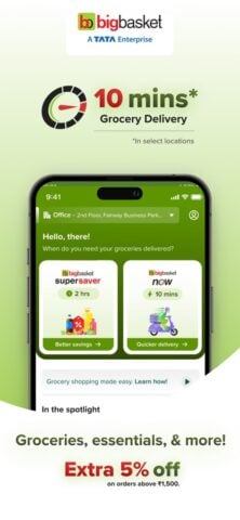 bigbasket : Grocery App pour iOS