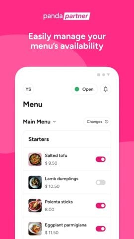 foodpanda partner untuk Android
