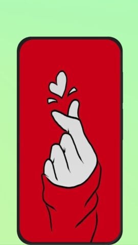 heart hand emoji สำหรับ Android