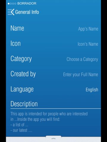 iOS용 iGenapps: 지금 앱 만들기