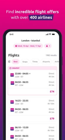 iOS için lastminute.com – Travel Deals