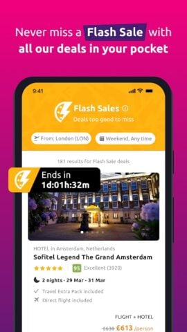 lastminute.com – Offres Voyage pour Android