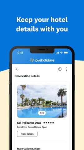 Android 用 loveholidays: hotels & flights