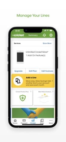 myCricket App para iOS