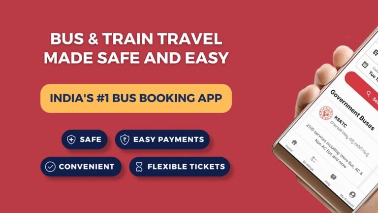 redBus Book Bus, Train Tickets per Android