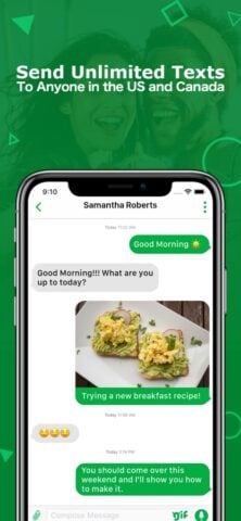 textPlus: Text Message + Call para iOS