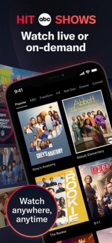 ABC: Watch Live TV & Sports pour iOS
