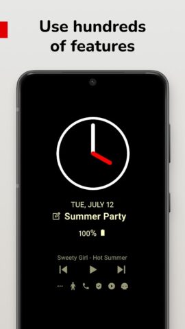 Часы на экран: Всегда активные для Android — скриншот 3
