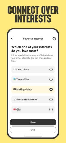 Bumble Dating App: Meet & Date لنظام iOS