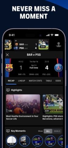 iOS 用 CBS Sports App: Scores & News