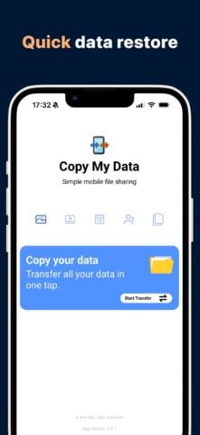 iOS 版 Copy My Data – 數據傳輸