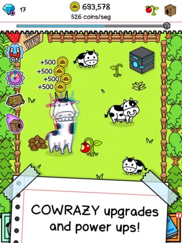 Cow Evolution: Fusión Animal para iOS