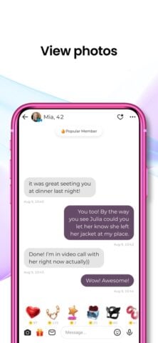 DateMyAge citas: conocer gente para iOS