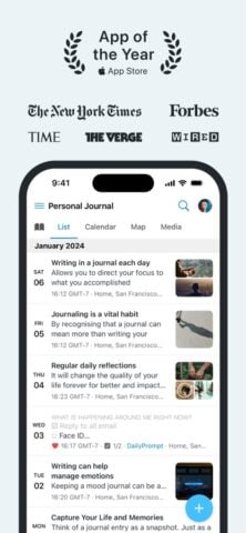 Day One : journal privé pour iOS